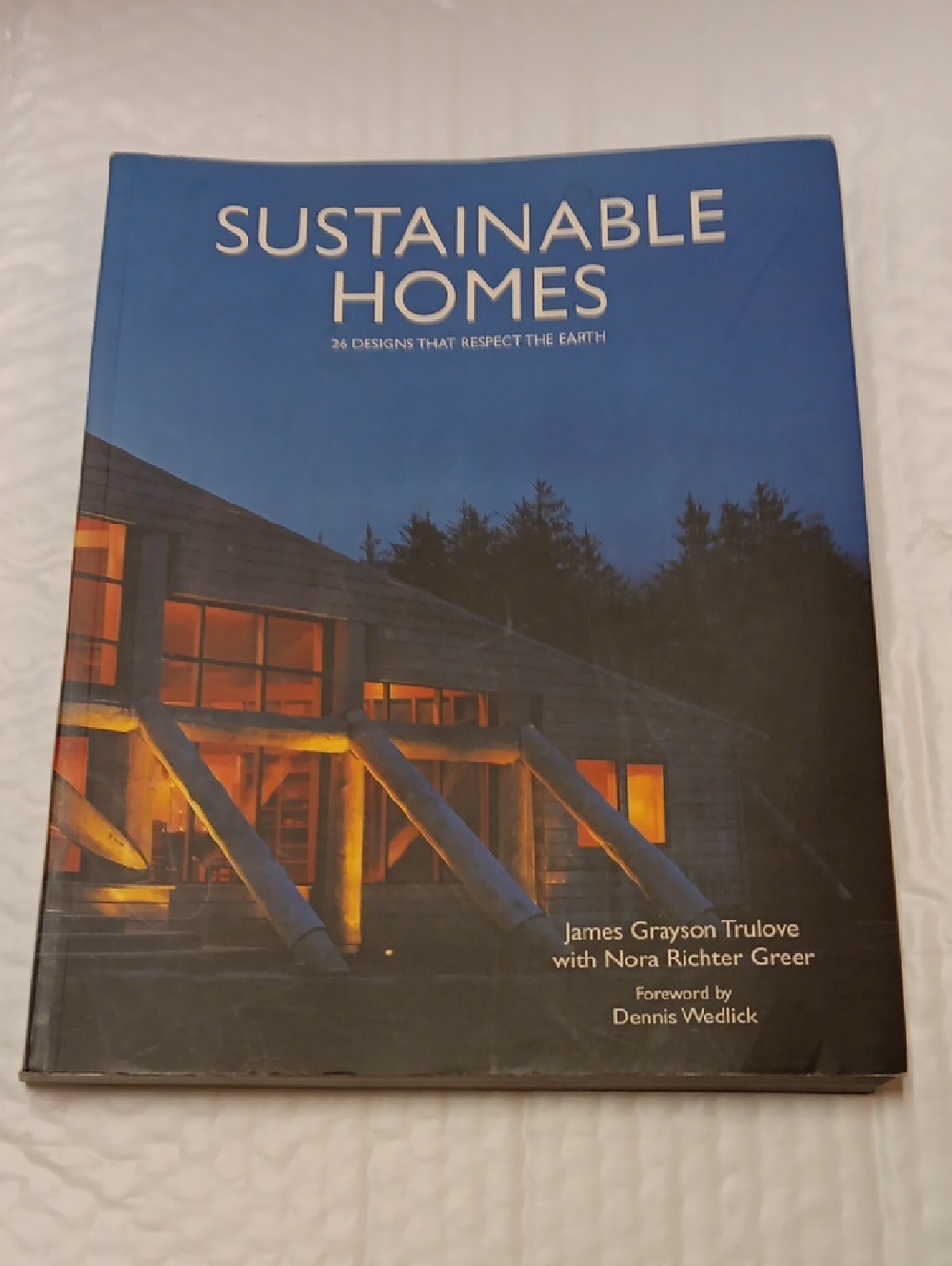 Sustainable Homes Softcover Book - Blue